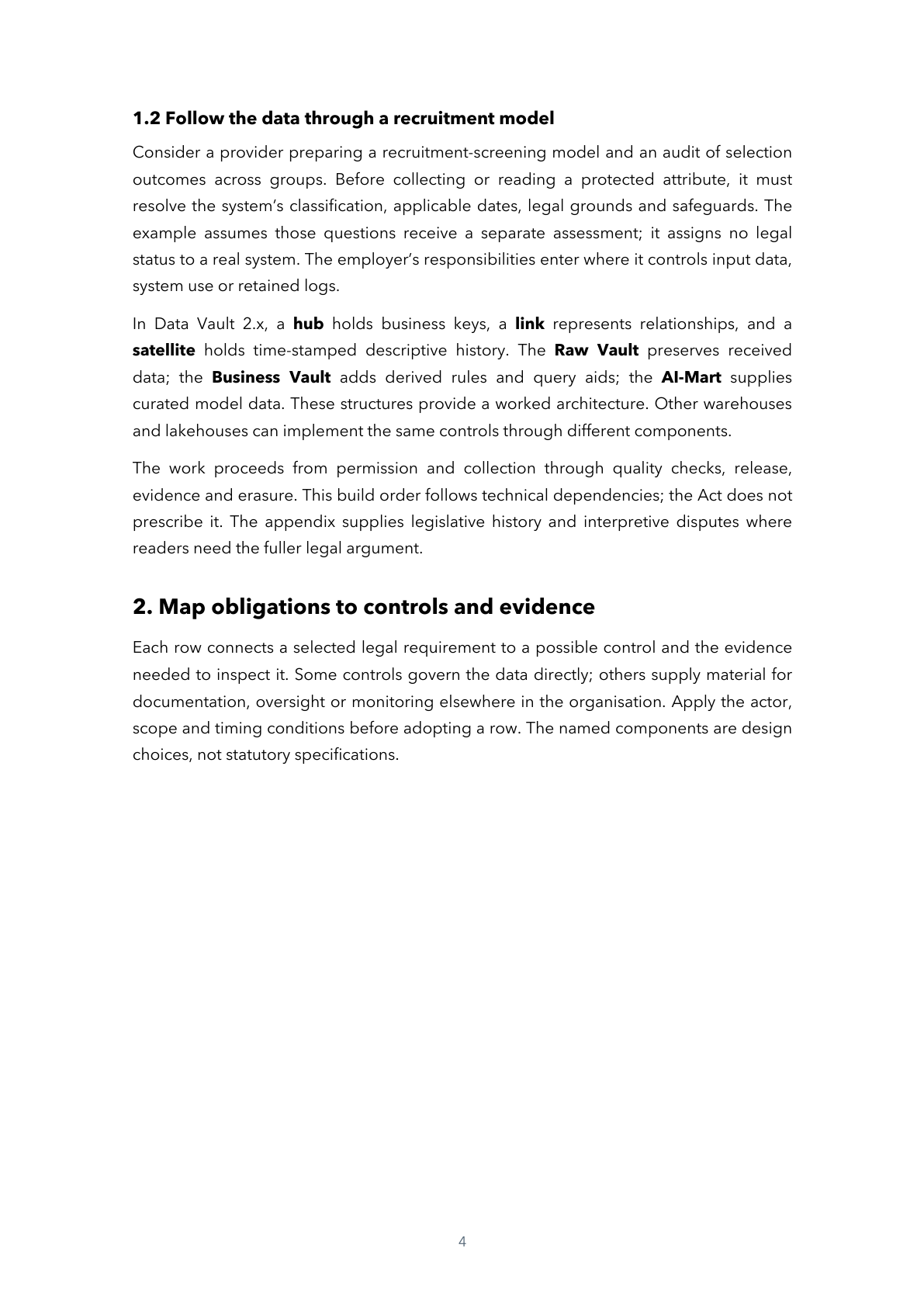 Page 4 of 24 — Keep It Secret, Keep It (in a) Safe, Then Cast It into the Fire: Engineering AI Act Data Governance — A Practical Guide for Data Teams