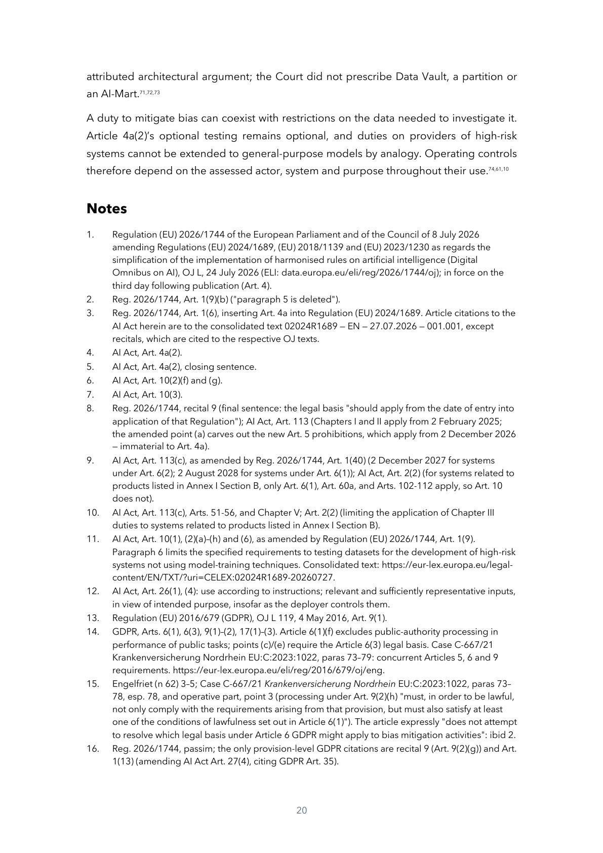 Page 20 of 24 — Keep It Secret, Keep It (in a) Safe, Then Cast It into the Fire: Engineering AI Act Data Governance — A Practical Guide for Data Teams