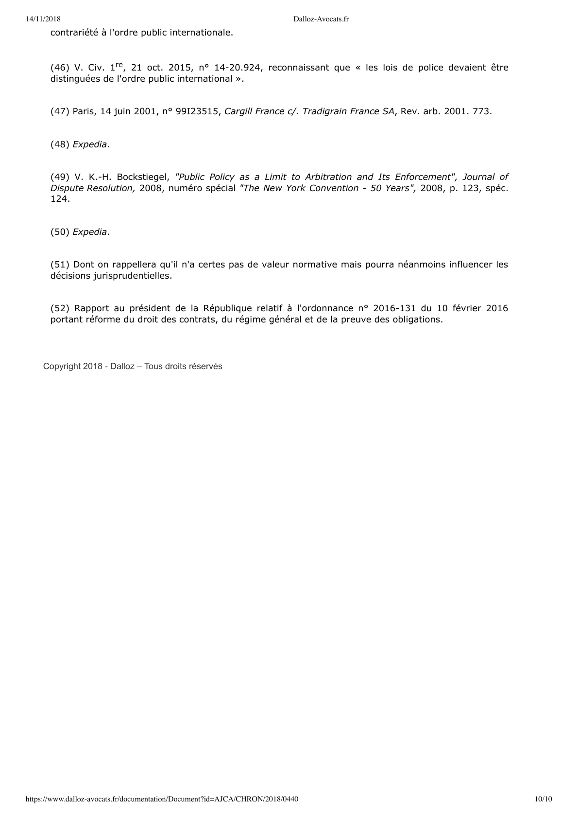 Page 10 of 10 — Le déséquilibre significatif dans les contrats commerciaux