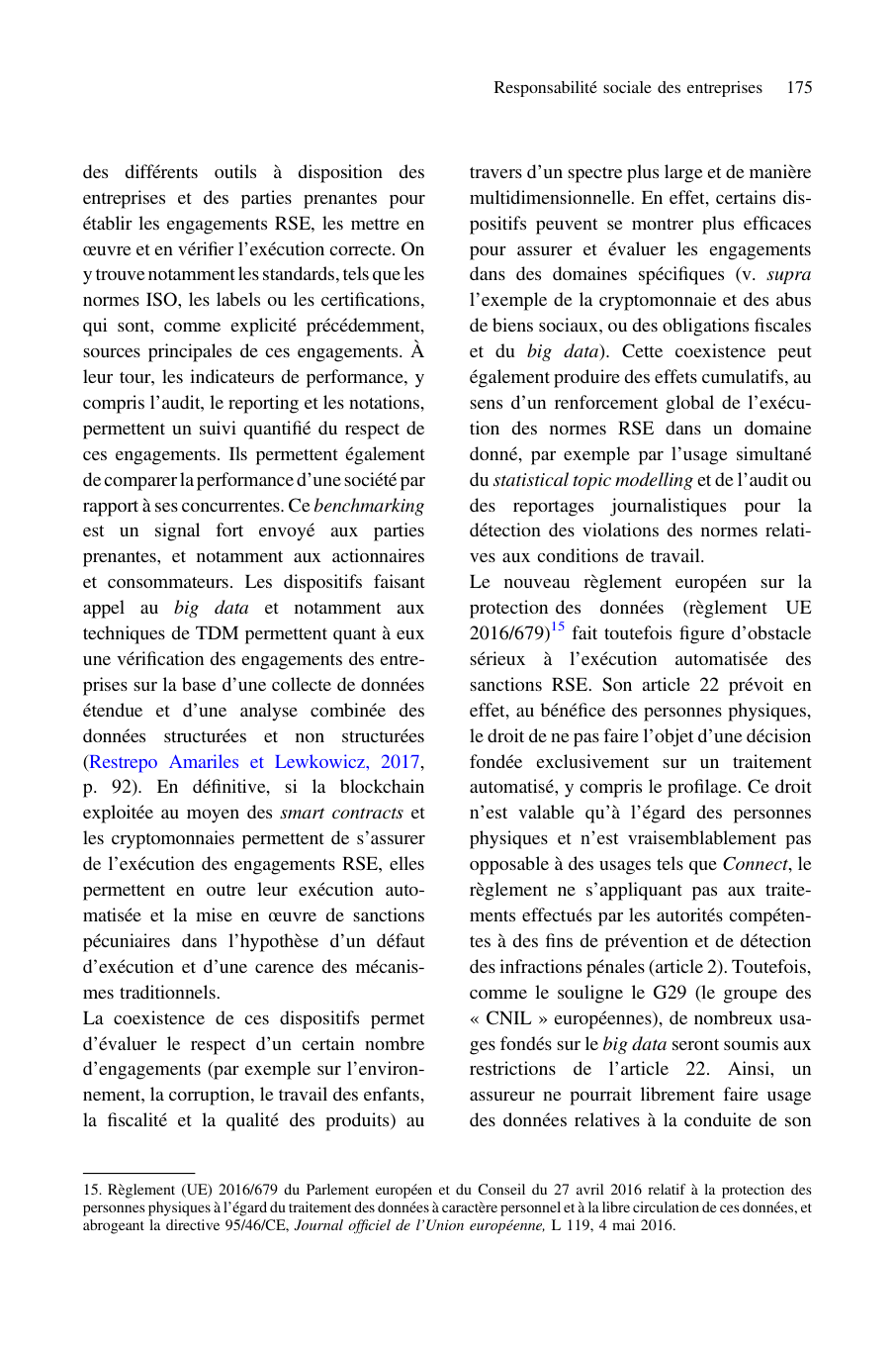 Page 15 of 23 — Responsabilité sociale des entreprises